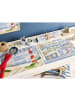 Sander Baumwollmischung, Gewebt, Gobelin Tischset 2er-Pack By the sea in hellblau-rot