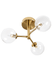 Beliani Deckenleuchten MARICAO in Messing - (W) 30 x (H) 19 x (L) 30 cm
