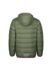 Trollkids Daunenjacke "Dovrefjell" in Dunkle Olive/Hellmagenta