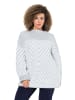 Ulla Popken Pullover in silver melange