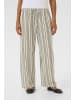 Kaffe Casual Hose KAmilia Loose fit in Moonstruck / Black Stripe