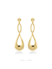 Luxenter Ohrringe Nkara mit 18 Karat Gelbgold-Finish-NKARA
