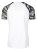 Urban Classics T-Shirt in wht/darkcamo