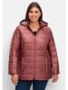 sheego Steppjacke in altrosa