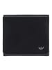 Golden Head Polo Geldbörse RFID Schutz Leder 10 cm schwarz