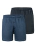 Schiesser Boxershort 2er Pack in Dunkelblau