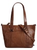 SPIKES & SPARROW Shopper in cognac