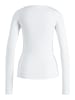 JJXX Basic Langarmshirt Rippstrick Jxfreya in bright white