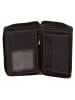 Greenburry Tornado Geldbörse RFID Schutz Leder 10 cm teak brown