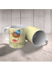 Mr. & Mrs. Panda Kaffeetasse Spinne Agathe Kaffee mit Spruch in Gelb Pastell