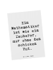 Mr. & Mrs. Panda Wanddeko Spruch Mathematiker Magie mit Spruch in Weiß