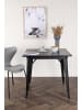ebuy24 Esstisch Tempe Schwarz 80 x 80 cm
