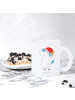 Mr. & Mrs. Panda Kaffeetasse Einhorn Weihnachtsmann ohne Spruch in Transparent