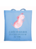 Mr. & Mrs. Panda Umhängetasche Axolotl Tanzen mit Spruch in Sky Blue
