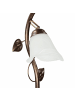 Licht-Erlebnisse Tischlampe (B)16 x (L)40 x (H)40 cm in Shabby Braun Antik Weiß