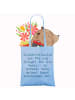 Mr. & Mrs. Panda Tote Bag Spruch Selbstreflexion Spiegel mit Spruch in Sky Blue