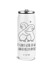 Mr. & Mrs. Panda Trinkflasche Edelstahl Pinguine Kuscheln mit Sp... in Weiß
