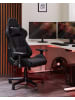 Beliani Gaming Stuhl WARRIOR in Schwarz - (W) 62 x (H) 122 x (L) 62 cm