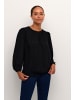 Kaffe Langarm-Bluse KAwilma Regular fit in Black Deep