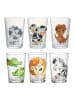 Ritzenhoff & Breker 6er Set Kindergläser Hof- und Zootiere 205 ml in bunt
