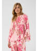 SAINT TROPEZ Kurzarm-Bluse PollyanaSZ Lockere Passform in Poppy Shaded Flower