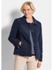 GOLDNER Kurzgröße:  Übergangsjacke mit Crash-Optik in marine