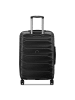 Delsey Meteor 4 Rollen Trolley 68 cm mit Dehnfalte in deep black
