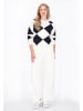 DreiMaster Maritim Women Sweater in offwhite dark navy