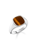 Thomas Sabo Ring Tigerauge in silber, braun