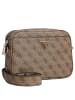 Guess Meridian II - Umhängetasche 24 cm (coal logo) in latte logo