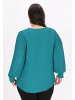 Usha Women Plus Size Blouse in green
