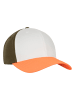  Flexfit  Flexfit Unisex 3-Tone Flexfit in neonorange/white/olive