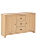 Beliani Sideboard LANSIN in Braun - (W) 140 x (H) 80 x (L) 40 cm