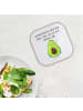 Mr. & Mrs. Panda Glasuntersetzer Avocado Glücklich mit Spruch in Weiß