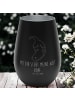 Mr. & Mrs. Panda Glas Windlicht Otter Kopfüber mit Spruch in Schwarz