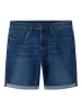 TWO SOON Jeansshorts in Dark Blue Denim