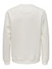 Only&Sons Sweatshirt mit Print Rundhals langarmig lässig in Weiß