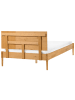 Beliani Doppelbett FLAVIGNAC in Braun - (W) 128 x (H) 90 x (L) 211 cm