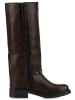 VAN HILL Bikerstiefel Scarlett in Dunkelbraun