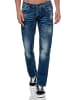 Rusty Neal Jeans Hose "RUBEN" Komfort Straight Fit in Dunkel Blau