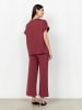 soyaconcept T-Shirt SC-BANU in 4985 OXBLOOD RED