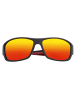 Breed Polarisierte Sonnenbrille "Aquarius" in Schwarz/Rot-Gelb