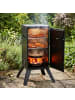relaxdays Räucherofen in Schwarz - (B)57 x (H)108,5 x (T)56 cm