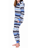 NORMANN Jumpsuit Overall Schlafanzug Pyjama Norweger - 70297 in blau