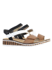 rieker Klettverschluss-Sandalen Eagle Schwarz