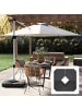 Outsunny Schirmgewichte in Schwarz 80L x 80B x 13H cm