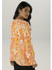 Aniston SELECTED Schlupfbluse in orange-hellorange-dunkelorange-offwhite