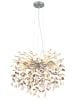 Globo lighting Luster "QUEENA" in silver