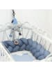 nordic coast company  Babyschlafsack Blau Grau 70 cm