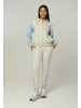 Tom Barron Trainingsanzug Women Regular Tracksuit Zipper Sweatshirt And Pant Set With Yiemboidery Design in grey